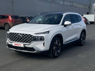 2021 Hyundai Santa Fe IV Рестайлинг, белый, 3490000 рублей, вид 1