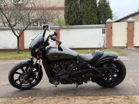 2023 Indian Scout, зелёный, 1200000 рублей, вид 5