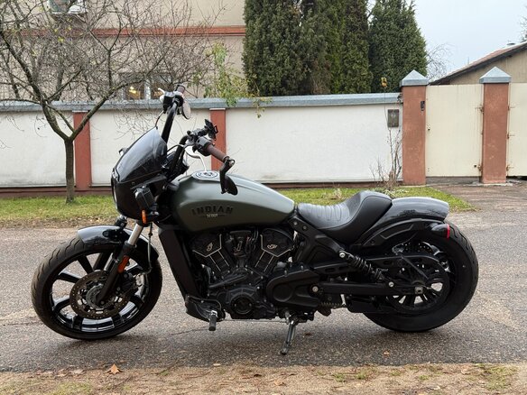 2023 Indian Scout, зелёный, 1200000 рублей - вид 4