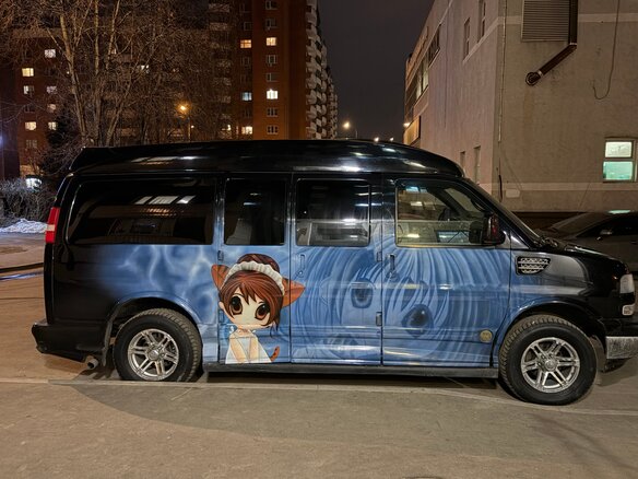 2008 GMC Savana I Рестайлинг, чёрный, 2200000 рублей - вид 4