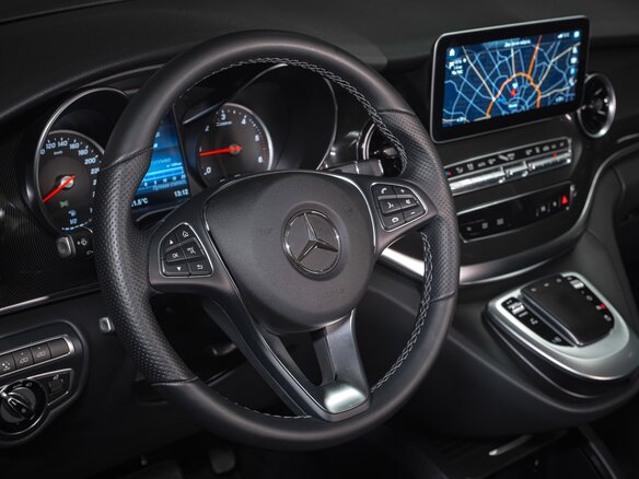 2023 Mercedes-Benz V-Класс 300 d экстра длинный III (W447) Рестайлинг, чёрный - вид 26