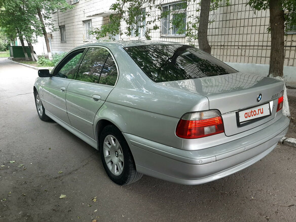 2002 BMW 5 серии 525i IV (E39) Рестайлинг, серебристый - вид 5