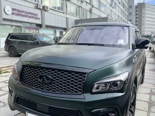 2017 Infiniti QX80 I Рестайлинг, чёрный, 3700000 рублей, вид 2