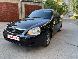 2014 Lada (ВАЗ) Priora I Рестайлинг, чёрный, 730000 рублей, вид 2