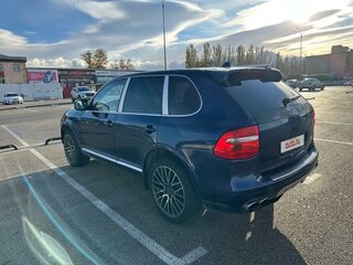 2008 Porsche Cayenne S I Рестайлинг (957), синий, 1350000 рублей, вид 5