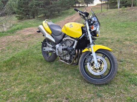 2003 Honda CB 600F Hornet, жёлтый, 350000 рублей, вид 1