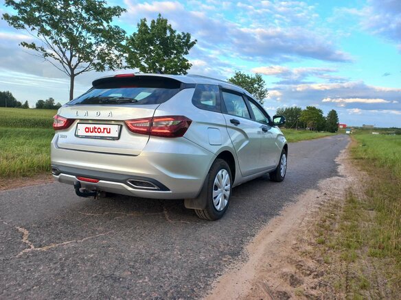 2024 Lada (ВАЗ) Vesta SW I Рестайлинг (NG), серебристый, 1550000 рублей - вид 4