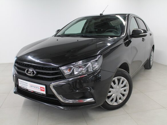 2017 Lada (ВАЗ) Vesta I, чёрный