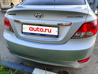 2012 Hyundai Solaris I, серебристый, 645000 рублей, вид 4