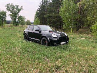 2006 Porsche Cayenne Turbo I (955), чёрный, 490000 рублей, вид 3