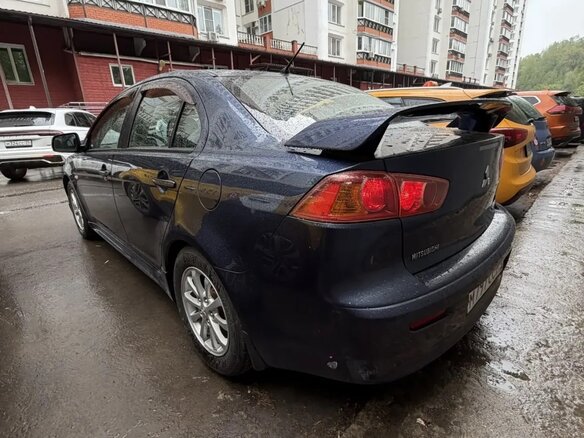 2008 Mitsubishi Lancer X, синий, 850000 рублей - вид 6