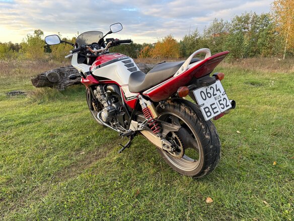 2008 Honda CB 400 Super Four, красный, 470000 рублей - вид 5
