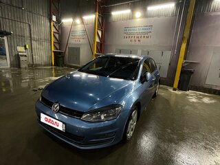 2014 Volkswagen Golf VII, голубой, 1250000 рублей, вид 5