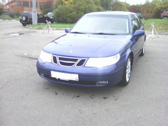 2002 Saab 9-5 I Рестайлинг, синий