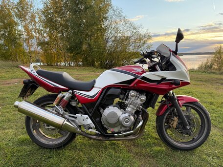 2008 Honda CB 400 Super Four, красный, 470000 рублей, вид 1
