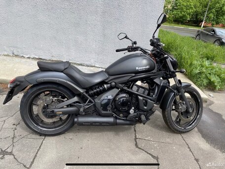 2017 Kawasaki EN650 Vulcan S, чёрный, 800000 рублей, вид 2