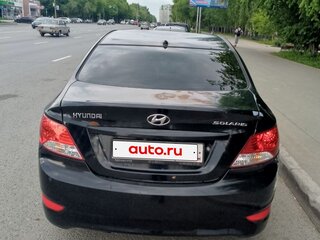 2011 Hyundai Solaris I, чёрный, 590000 рублей, вид 3