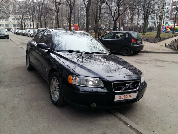 2005 Volvo S60 I Рестайлинг, чёрный - вид 3