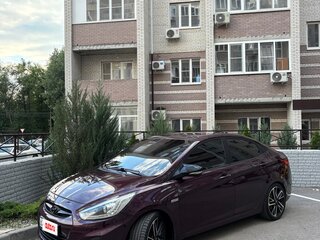 2011 Hyundai Solaris I, фиолетовый, 865000 рублей, вид 2