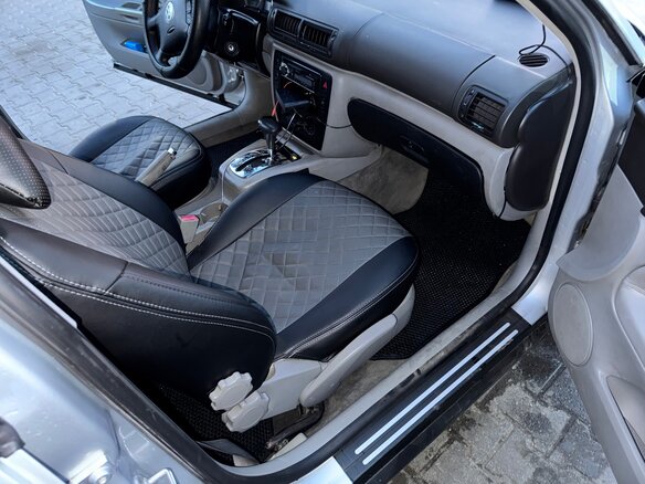 2002 Volkswagen Passat B5 Рестайлинг, серебристый, 440000 рублей - вид 16