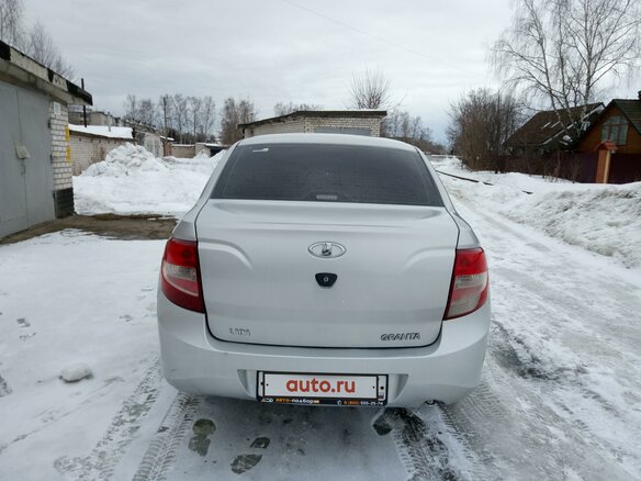 2012 Lada (ВАЗ) Granta I, серебристый - вид 4