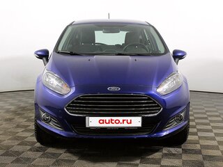 2017 Ford Fiesta Mk6 Рестайлинг, синий, 850000 рублей, вид 2