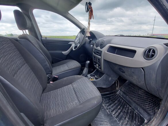 2011 Renault Logan I Рестайлинг, синий, 400000 рублей - вид 9