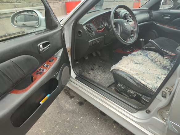 2007 Hyundai Sonata ТагАЗ IV (EF) Рестайлинг, серебристый - вид 8