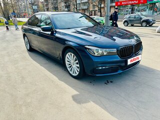 2016 BMW 7 серии Long 730Ld xDrive VI (G11/G12), синий, 3100000 рублей, вид 2