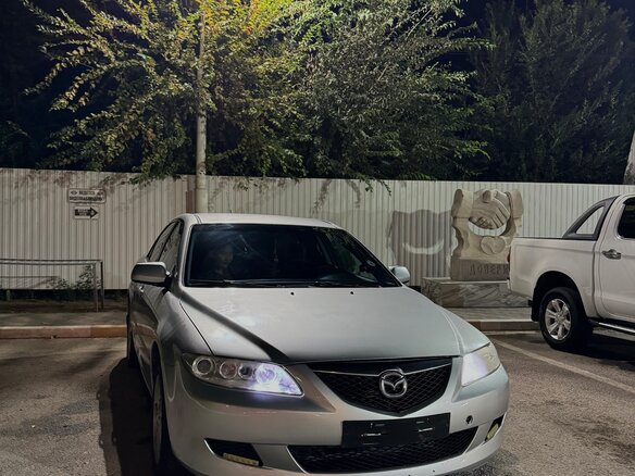 2004 Mazda 6 I (GG), серебристый, 450000 рублей