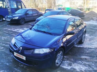 2009 Renault Megane II Рестайлинг, синий, 250000 рублей, вид 2