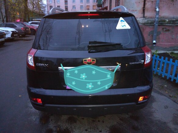 2014 Geely Emgrand X7 I, чёрный - вид 3