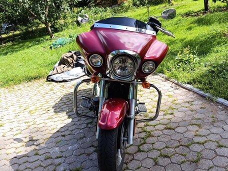 2009 Kawasaki VN1700 Vulcan, красный, 600000 рублей, вид 2