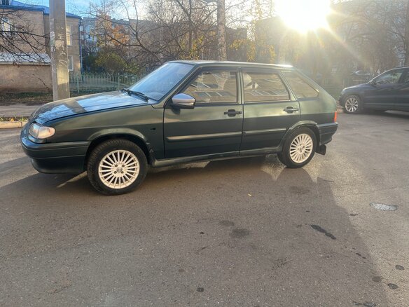 2011 Lada (ВАЗ) 2114, зелёный, 150000 рублей