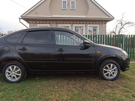 2015 Lada (ВАЗ) Granta I, чёрный, 360000 рублей, вид 4