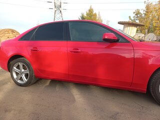 2014 Audi A4 IV (B8) Рестайлинг, красный, 1250000 рублей, вид 5