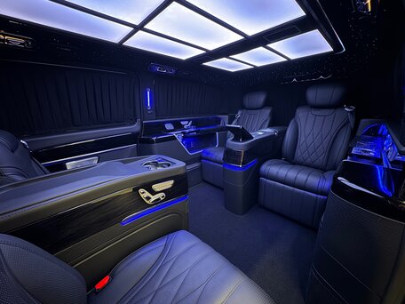 2024 Mercedes-Benz V-Класс Extra Long 300 d экстра длинный III (W447) Рестайлинг, чёрный, 25990000 рублей, вид 5