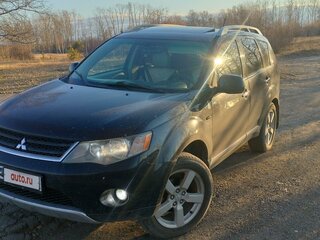 2008 Mitsubishi Outlander II, чёрный, 1150000 рублей, вид 5
