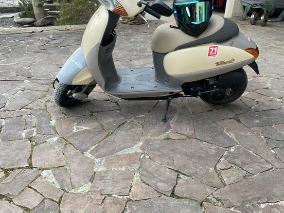 2003 Honda Tact, серебристый, 79000 рублей