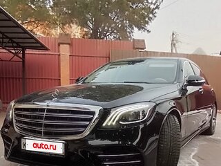 2019 Mercedes-Benz S-Класс 350 d Long VI (W222, C217) Рестайлинг, чёрный, 8500000 рублей, вид 2