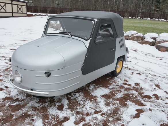 1958 СМЗ С-3Л, серебристый