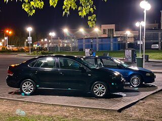 2015 Volkswagen Polo V Рестайлинг, чёрный, 1150000 рублей, вид 4