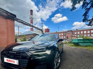 2020 Audi A6 55 TFSI e V (C8), чёрный, 4550000 рублей, вид 2