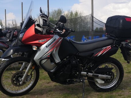 2011 Kawasaki KLR 650, красный, 450000 рублей, вид 4