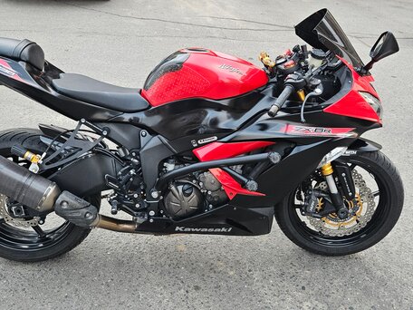 2014 Kawasaki ZX-6R Ninja, красный, 750000 рублей, вид 1
