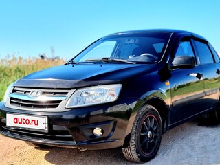 2015 Lada (ВАЗ) Granta I, чёрный, 380000 рублей, вид 2