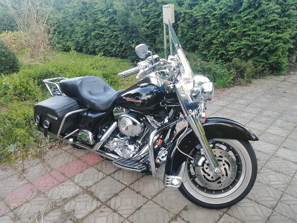 2006 Harley-Davidson Road King, чёрный, 620000 рублей - вид 14