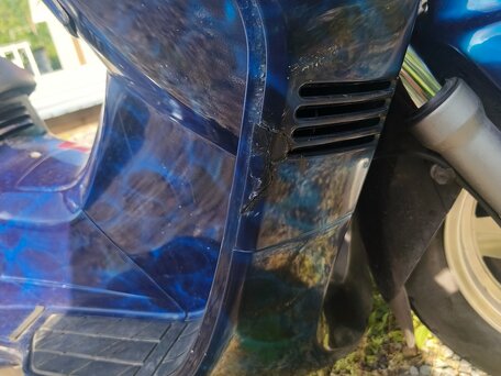 2001 Suzuki GSX 400 Impulse, синий, 150000 рублей, вид 4
