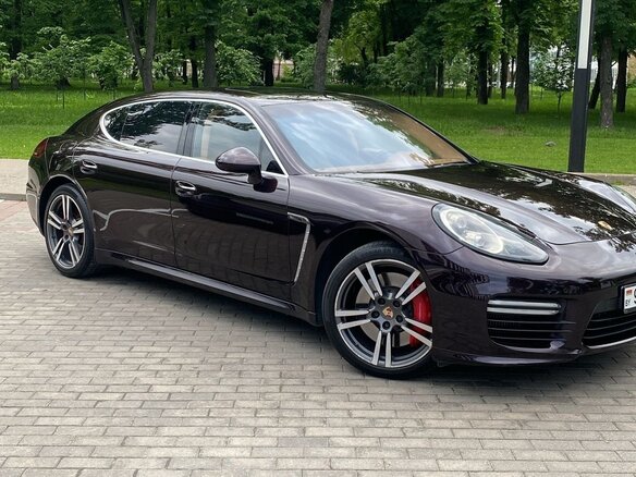 2013 Porsche Panamera Turbo Executive I Рестайлинг, фиолетовый, 3120000 рублей - вид 1