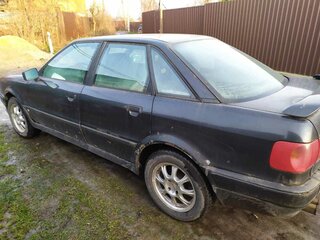1992 Audi 80 V (B4), чёрный, 150000 рублей, вид 1